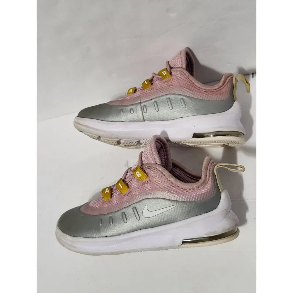 Nike Air Max Axis AH5224-604 Gray Pink Low Top Sneaker Shoes Size 8C
